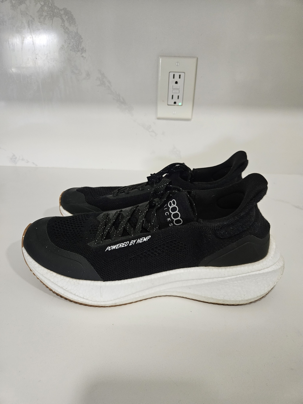 8000 Kicks Hemp Men's Shoes Explorer Black Size 10 US 9UK 43 EUR Pre-owned